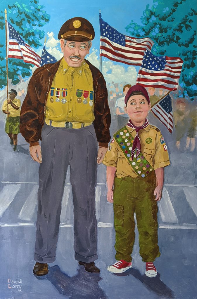 MAY oil painting Memorial day